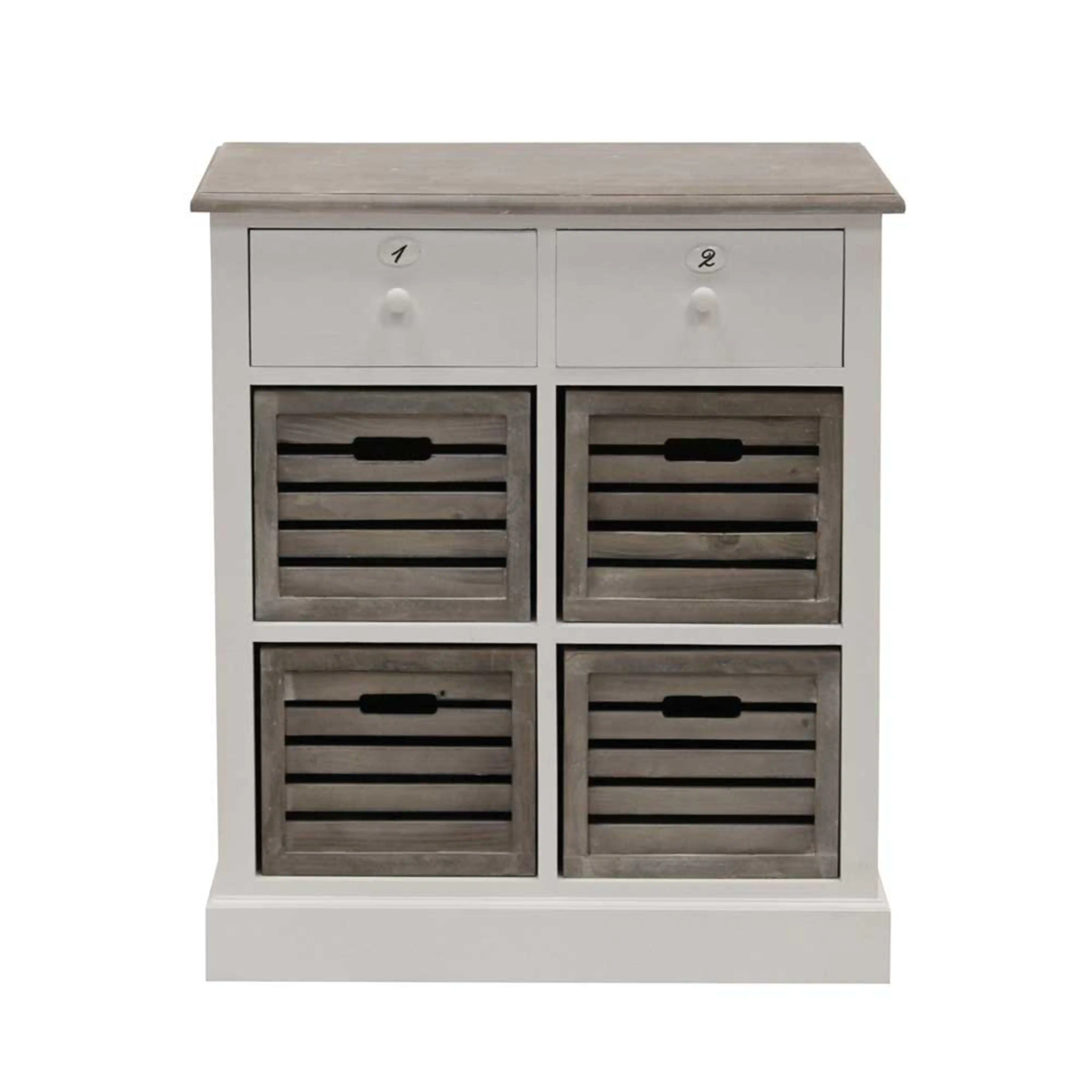 Cabinet with 2 drawers & 4 baskets - popular handicrafts